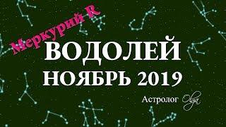 ГОРОСКОП - НОЯБРЬ 2019 для ВОДОЛЕЯ. Меркурий Ретро. Астролог Olga