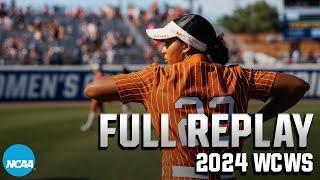 Texas vs. Florida 2024 Womens College World Series  FULL REPLAY
