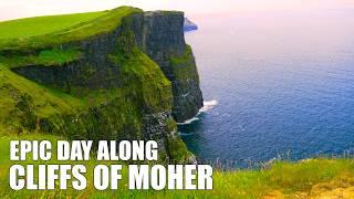 Epic Journey Along the Cliffs Of Moher  Exploring the Small Town Doolin  Hags Head