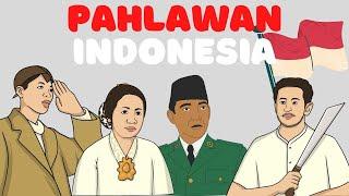 Nama nama pahlawan indonesia  Nama nama pahlawan nasional dan asal daerahnya  Video edukasi