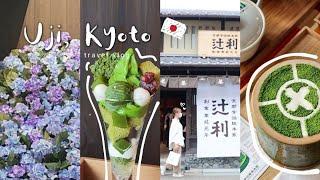 KYOTO vlog  trip to Uji matcha desserts cozy vibe explore city  ramen 