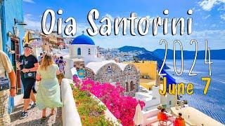 Oia Santorini walking tour 4k Greece 2024