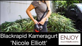 Blackrapid Kameragurt mit Lockstar Sicherheitsmanschette und Schulterpatsch  Nicole Elliott