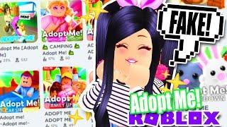 Playing FAKE ADOPT ME Games on Roblox  Krystin Plays