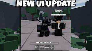 NEW Ui UPDATE  The Strongest Battlegrounds Update