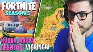 FINALMENTE È ARRIVATA LA SEASON 5 SU FORTNITE NUOVA MAPPA ARMI E VEICOLI