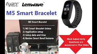 M5 Smart Band  - unbox Datetime setup feature review and Answers of most commonly asked question
