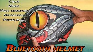 unboxing headfox h4 helmet  best Bluetooth helmet under 5 k  tamil  drron