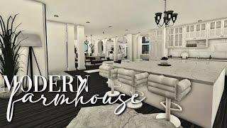 Bloxburg Modern Family Farmhouse Mansion 316k  No Large Plot  House Build