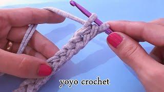 كروشية  يد شنطة بخيط الكليم   ويمكن تنفيذها بأى خيوط  بأسهل طريقة  Crochet Hand Bag#يويو كروشية