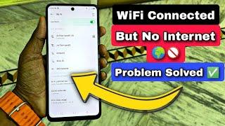 Wifi connected but No Internet Problem Solved  Wifi se internet nahi chal raha hai