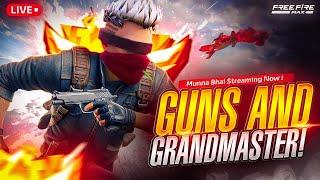 Grandmaster Live Rank Push Free Fire Telugu  - Munna Bhai is Live  - Telugu Gaming Live #MBG