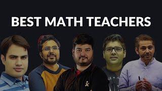 Top 10 Best Maths Teachers for Competitive Exams  Best Teacher for Math on YouTube