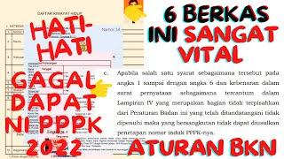 Berkas Pengisian DRH PPPK GURU 2022  6 Berkas VITAL Penentu Terbitnya NI PPPK sesuai peraturan BKN