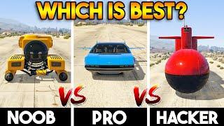 GTA 5 NOOB VS PRO VS HACKER KRAKEN VS TOREADOR VS KOSATKA