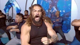 Aquaman Premiere Jason Momoa Performs Haka