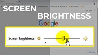 How To Adjust Brightness In Windows 7 EASY - Windows Tips And Tricks