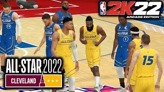 NBA 2K22 Mobile All Star Gameplay  Team LeBron vs Team Giannis FULL GAME