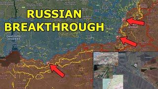 Russian Soldiers Breakthrough Ukrainian Defensive Positions