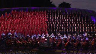 Battle Hymn of the Republic w the Mormon Tabernacle Choir LIVE from West Point  West Point Band