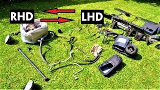 Parts for LHD-RHD conversion on a Defender - 300TdiTd5  2002-2006 models