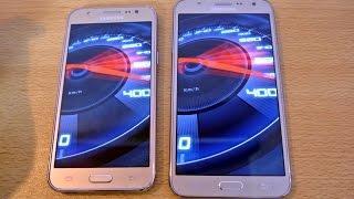 Samsung Galaxy J7 vs Galaxy J5 - Speed Test HD