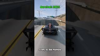 Pagani Zonda R vs. Biggest Pothole