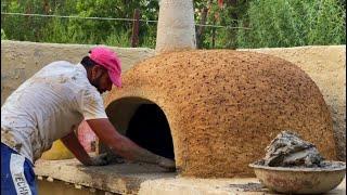 Built The Best CLAY Pizza Oven ll A Masterpiece Construction at Home II DIY Pizza Oven ll