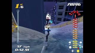 SSX Tricky - Merqury City Meltdown Race No wormhole - 234.73 WR