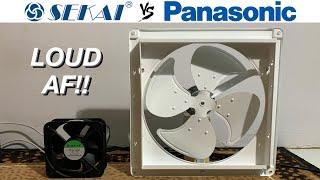 Which One Is Louder?  Sekai VFN 2020 vs Panasonic FV-40AFU