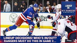 Whos inout of the Game 2 lineup? Rempe? Wheeler? Plus something the Rangers MUST DO in Game 2