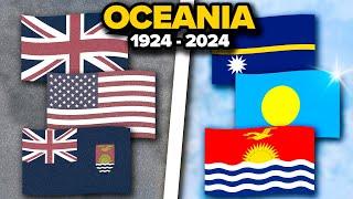 Evolution of ALL Oceanian Flags Over Last 100 Years 1924-2024