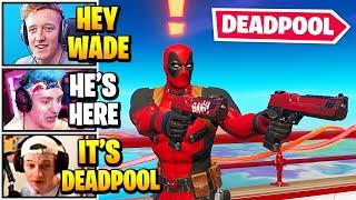 Streamers React To DEADPOOL SKIN & *EVENT* In Game  Fortnite Daily Funny Moments Ep.563