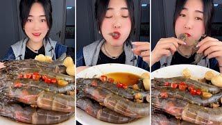 MUKBANG   생 새우 Raw Shrimp 