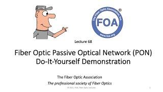 Lecture 68 Fiber Optic PON Demonstration