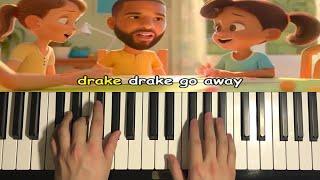 How To Play - Drake Drake Go Away Piano Tutorial Lesson