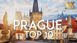 TOP 10 Things to do in PRAGUE  Czechia Travel Guide in 4K