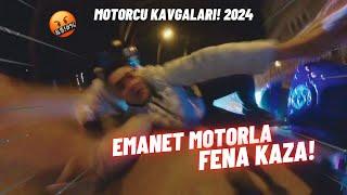 TÜRKİYEDE YAŞANAN MOTORCU KAVGALARI VE KAZALARI #161  Trafik Kavgaları 2024