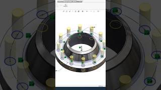 80NB WeldNeck Flange Design In Solidworks #viral  #shorts  #flange  #weldneckflange