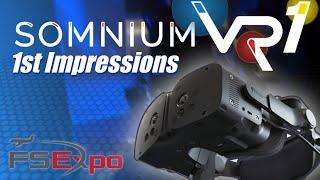 First Impressions of the Somnium VR1 from Flight Sim Expo 2024