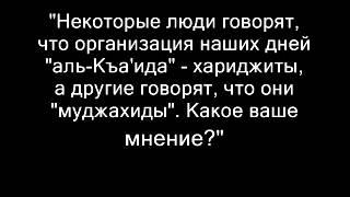 Шейх Абдуль-Мухсин Аль-Аббад Про Аль-Каиду во главе с Усамой бен Ладеном.wmv