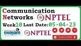 communication networks nptel assignment answers  week 10NPTEL2023