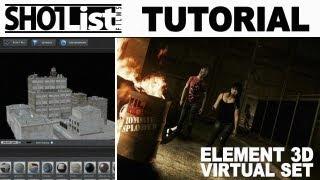 Element 3D Virtual Set Tutorial