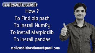 How to Find PIP path in Python?