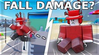 I Added FALL DAMAGE Into ROBLOX ARSENAL...