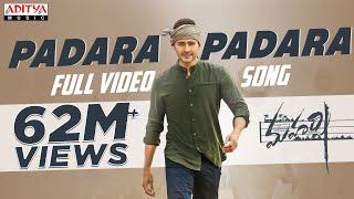 Padara Padara Full Video Song   Maharshi Songs  MaheshBabu PoojaHegde  VamshiPaidipally