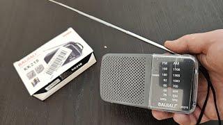 Unboxing KK-218 AM FM Portable Radio from AliExpress