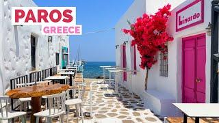 Paros Greece   The Budget-Friendly Mykonos  4K 60fps HDR Walking Tour