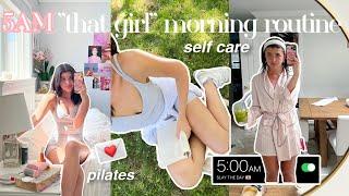 my 5AM summer morning routine productive & healthy habits 2022