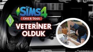 The Sims 4 Cats & Dogs  Veteriner Kliniği İşletmeciliği 1 - Ezgi Hayvan Doktoru Oluyor